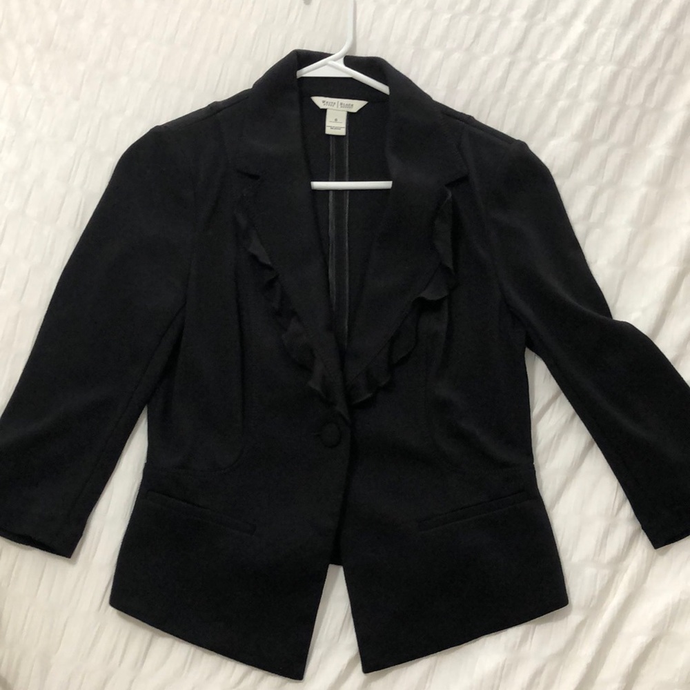 Women's black jacket from White House Black market